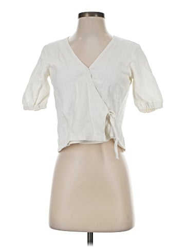 TeXTURE & THREAD Madewell Short Sleeve Blouse (view 1)