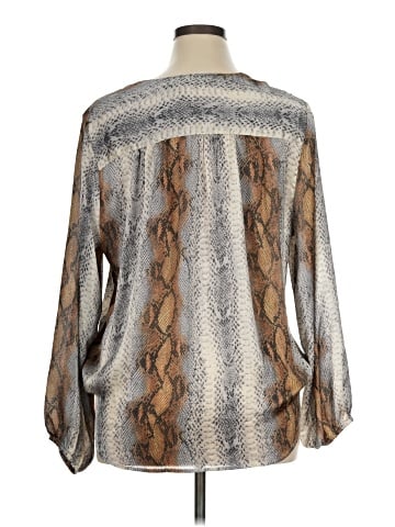 T Tahari Long Sleeve Blouse (view 2)
