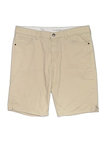 Liz Claiborne Khaki Shorts (view 1)