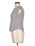 Green Envelope Ivory Short Sleeve Top Size L - photo 5