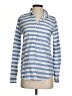 J.Crew Stripes Blue Long Sleeve Button-Down Shirt Size 2 - photo 1