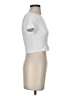 Babaton Ivory Short Sleeve Turtleneck Size S - photo 4