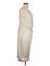 Betsy & Adam 100% Polyester Metallic Silver Cocktail Dress Size 16 - photo 4