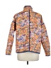 Fashion 100% Polyester Orange Cardigan Size M - photo 2