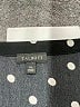 Talbots 100% Polyester Polka Dots Black 3/4 Sleeve Blouse Size XL - photo 7