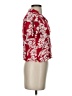 Volcom 100% Viscose Floral Red Short Sleeve Blouse Size XS - photo 4