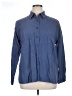 L.L.Bean 100% Linen Solid Blue Long Sleeve Button-Down Shirt Size XL - photo 1