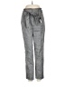 Express Houndstooth Gray Linen Pants Size 6 (petite) - photo 1