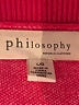 Philosophy Republic Clothing Polka Dots Pink Pullover Sweater Size L - photo 7