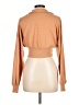 Forever 21 Tan Long Sleeve Blouse Size L - photo 2