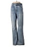 Express Hearts Blue Jeans Size 6 - photo 1