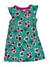 Tea 100% Cotton Print Teal Green Dress Size 4 - photo 1