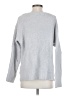 Sleeping On Snow Solid Silver Pullover Sweater Size S - photo 2