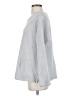 Sleeping On Snow Solid Silver Pullover Sweater Size S - photo 5