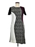 Just... Taylor Graphic Gray Casual Dress Size 6 - photo 1