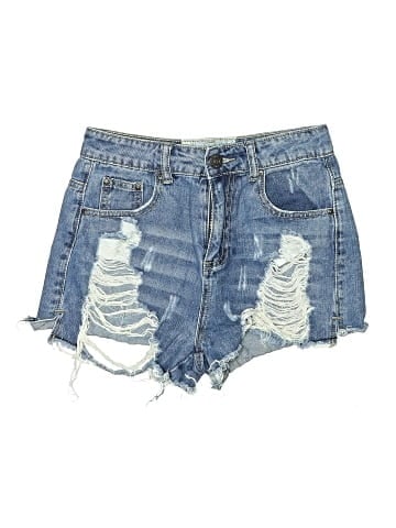 Hot Kiss Denim Shorts (view 1)