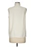 Tory Burch 100% Polyester Ivory Sleeveless Blouse Size 6 - photo 2
