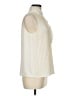 Tory Burch 100% Polyester Ivory Sleeveless Blouse Size 6 - photo 4