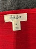Style&Co Red Short Sleeve Top Size M - photo 7