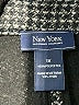 New York Clothing Co. 100% Polyester Houndstooth Gray Blazer Size 1X - photo 6