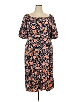 old navy plus size casual dresses Printed Fit & Flare Plus-Size Cami Dress