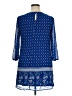 As U Wish 100% Polyester Paisley Blue Casual Dress Size XL - photo 2