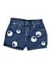 Ragged Graphic Blue Denim Shorts Size 34 waist - photo 1