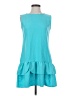 Zara Basic Solid Teal Casual Dress Size S - photo 1