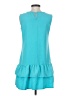 Zara Basic Solid Teal Casual Dress Size S - photo 2