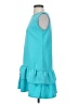 Zara Basic Solid Teal Casual Dress Size S - photo 5