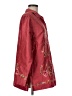 TanJay 100% Silk Red Jacket Size M - photo 4