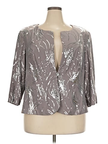 Alex Evenings 3/4 Sleeve Blouse (view 1)