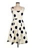 Boden Polka Dots Ivory Casual Dress Size 6 (petite) - photo 1