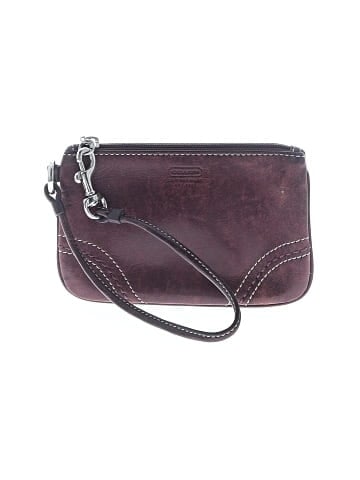 Coach Factory Leather Wristlet (view 1)