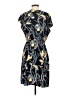 Halogen 100% Cotton Paisley Black Casual Dress Size S - photo 2