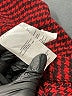 Missguided 100% Polyester Houndstooth Burgundy Long Sleeve Blouse Size 4 - photo 8