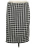 Max Studio Houndstooth Black Formal Skirt Size M - photo 1