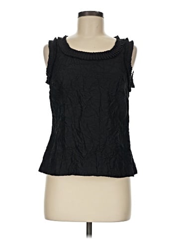 Juliana Collezione Sleeveless Silk Top (view 1)