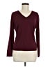 Lafayette 148 New York 100% Wool Burgundy Wool Pullover Sweater Size M - photo 1