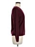 Lafayette 148 New York 100% Wool Burgundy Wool Pullover Sweater Size M - photo 4