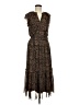 Roan + Ryan Animal Print Brown Casual Dress Size M - photo 1