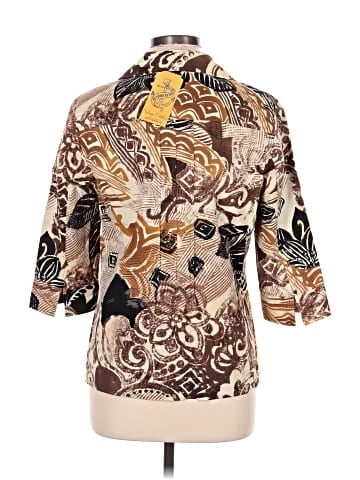 Coldwater Creek 3/4 Sleeve Button-Down Shirt (view 2)