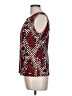 Exist Tweed Red Sleeveless T-Shirt Size L - photo 5