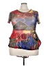 Rouge Red Short Sleeve Top Size 3X - photo 1