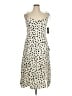 Lulus 100% Polyester Animal Print Ivory Casual Dress Size XL - photo 1
