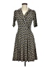 Boden Print Blue Gray Casual Dress Size 6R - photo 1