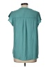 Papermoon Teal Short Sleeve Blouse Size L - photo 2