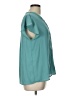 Papermoon Teal Short Sleeve Blouse Size L - photo 4