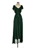 Assorted Brands 100% Polyester Green Cocktail Dress Size XS (estimated) - photo 1