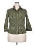 Renfrew Stripes Green 3/4 Sleeve Button-Down Shirt Size 2X (estimated) - photo 1